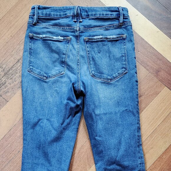 Good American Medium Wash Straight Leg Jeans Size 2/26 - Picture 13 of 16